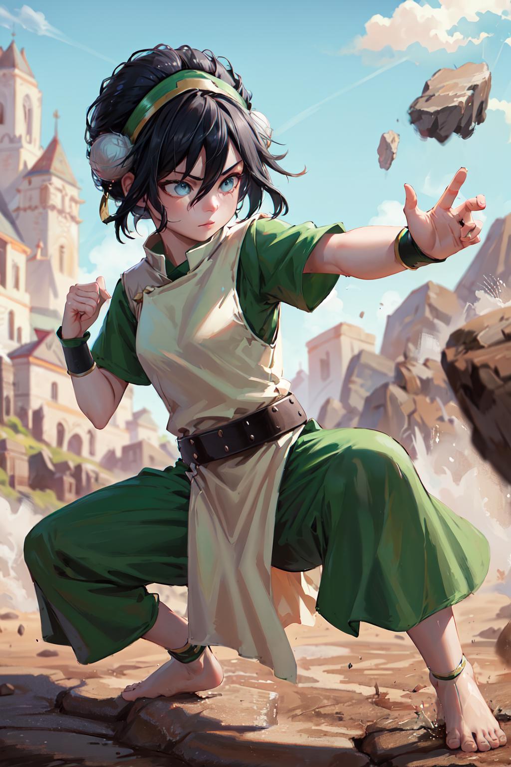 With all the Avatar The Last Airbender craze I wanted to make my favorite  character Toph  rcodevein